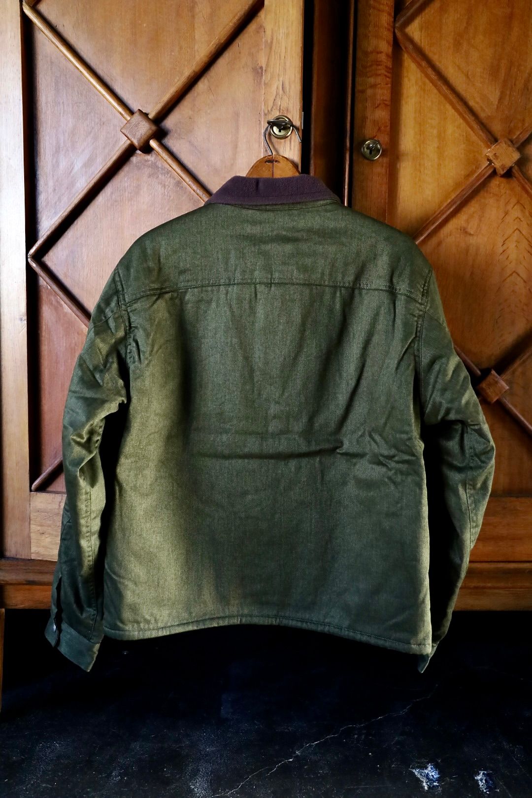 ファウンダ 25AW COLOR DENIM JACKET(015FD252017)KHAKI☆新作発売！