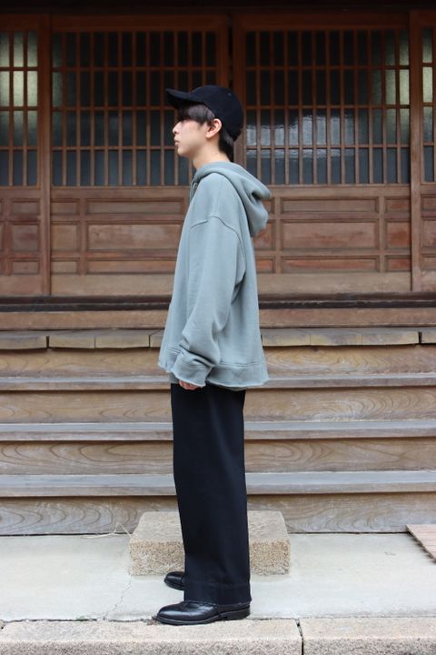YOKE RESIZED WIDE HOODIE(YK21AW0278CS) style.2021.09.13