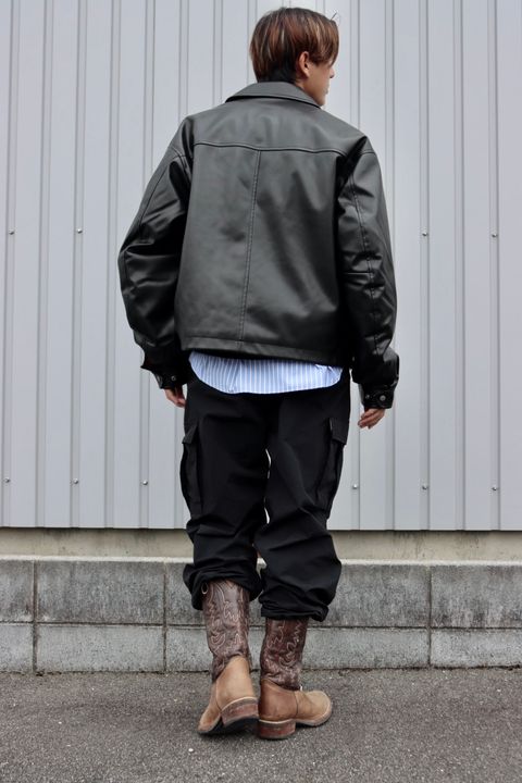 SEDAN ALL-PURPOSE セダンオールパーパス 23AW Synthetic Leather Sports Jacketスタイル