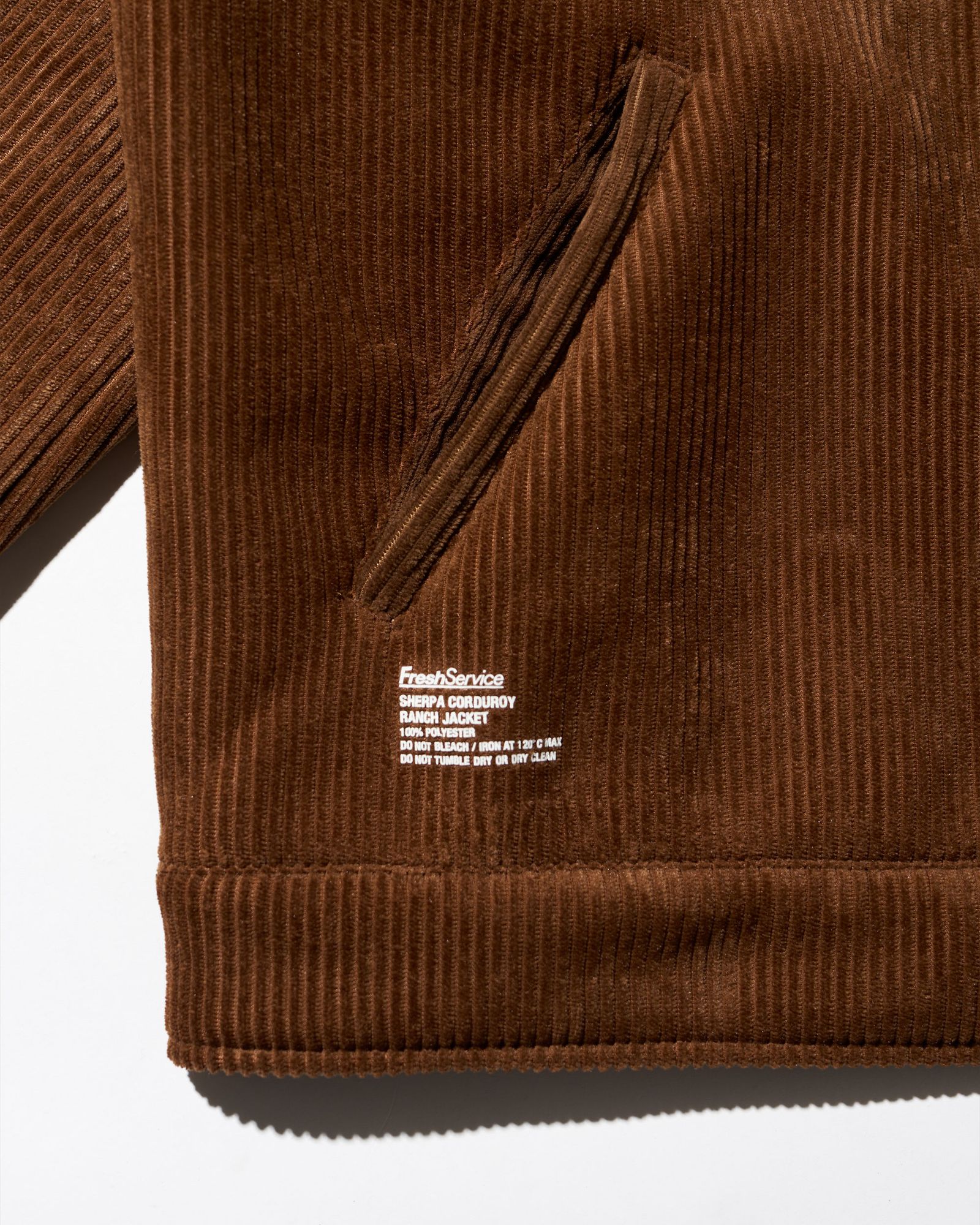 フレッシュサービス SHERPA CORDUROY RANCH JACKET(FSC254-30063)BROWN☆11月22日(土)発売！