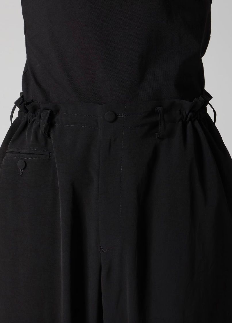Yohji Yamamoto TA TUXEDO COIN POCKET HEM OPEN PANTS (HK-P18-500)BLACK☆新作発売！