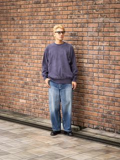 A.PRESSE Vintage Zip Sweat Hoodie スタイル