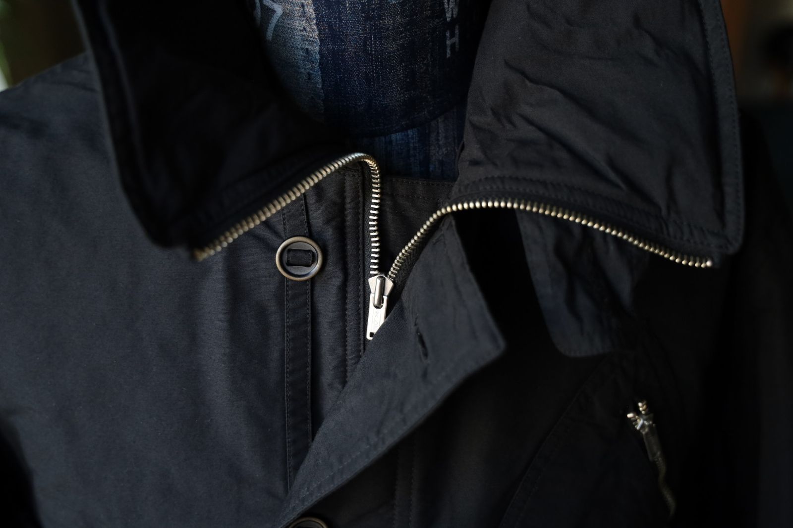 ヨーク 25FW "KATHARINE HAMNETT" Recycle Polyester Short Blouson(YK25FW01129B-KH)BLACK