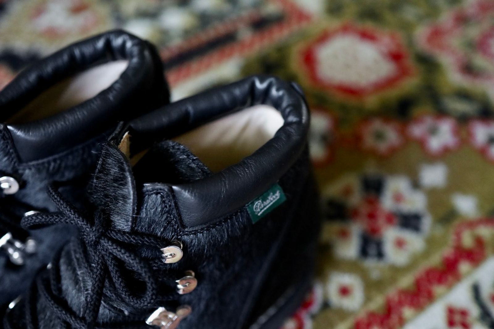 ジュンヤワタナベマン 25AW ヘアハイド PARABOOT (WP-K105-001)BLACK★新作発売!