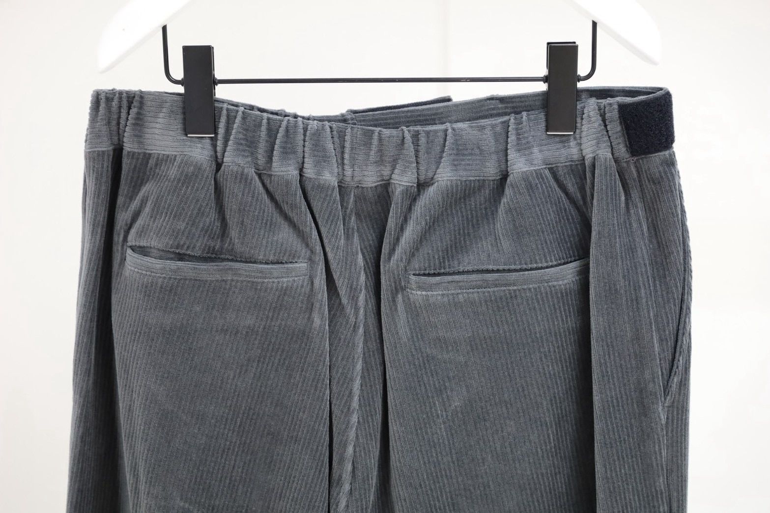 グラフペーパー Soft Knit Corduroy Wide Tapered Chef Pants(GM263-40112B)GRAY☆9月5日(土)発売！
