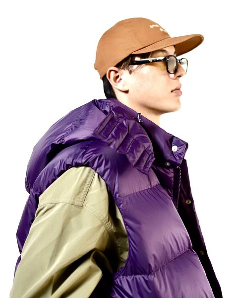 FreshService CORPORATE DOWN VEST"PURPLE"スタイル
