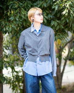 YOKE 26SS Connected Cardigan Shirt(YK26SS01248S)TOP GRAY☆2月14日(土)発売！