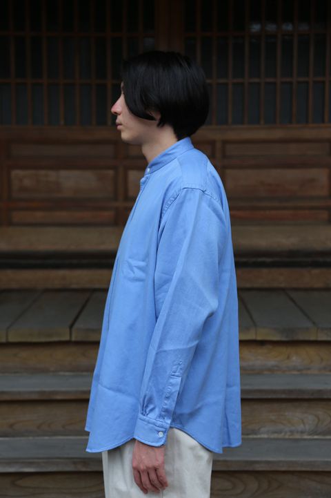 A.PRESSE Band Collar Shirt style.2021.7.19.