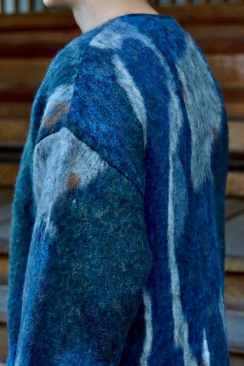 YOKE ROTHKO JACQUARD CARDIGAN(YK21AW0284S)GREEN style
