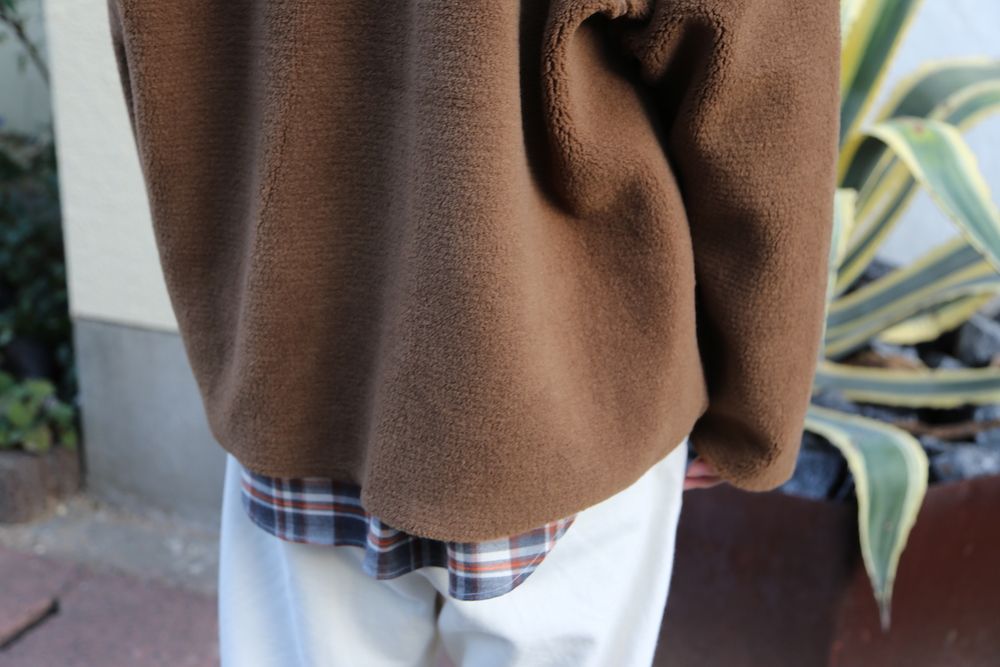 Wool Boa Zip-Up Blouson"CAMEL"Style.2020.10.24.