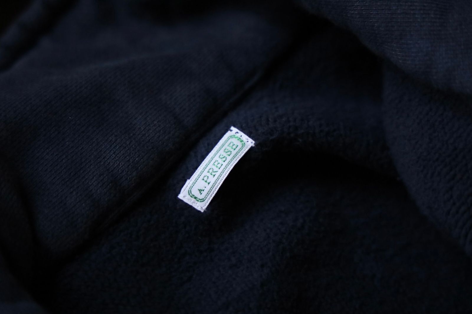 アプレッセ Vintage Half Zip Sweat Shirt (24AAP-05-08K)BLACK☆8月24日(土)発売！