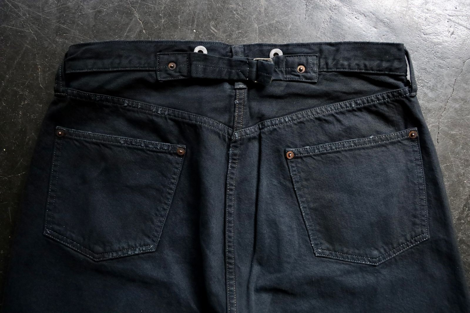 アプレッセ 2025 STYLE2 No.22 Washed Wide Denim Pants(25AAP-04-05)CUSTOM