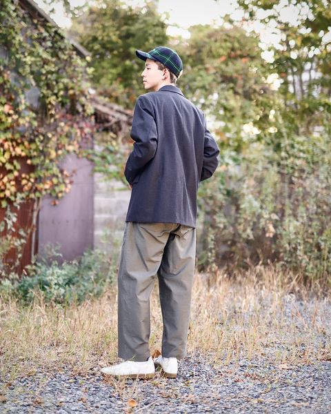 blurhmsROOTSTOCK 23FW Cotton Back Satin Baker Pantsスタイル