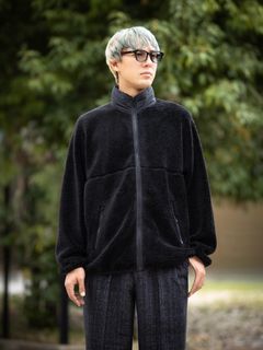 Graphpaper Wool Boa Zip-Up Blouson MARK STYLE