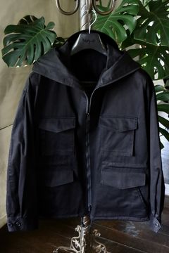 ヨウジヤマモト23AW HOODED MILITARY JACKET(HJ-Y04-046-1)☆9月13日(水)発売！