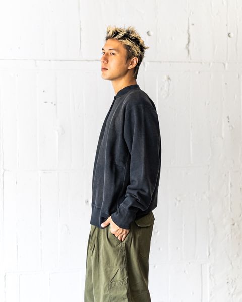 A.PRESSE Vintage Half Zip Rib Collar Sweatshirt 8月23日(土)新作発売！