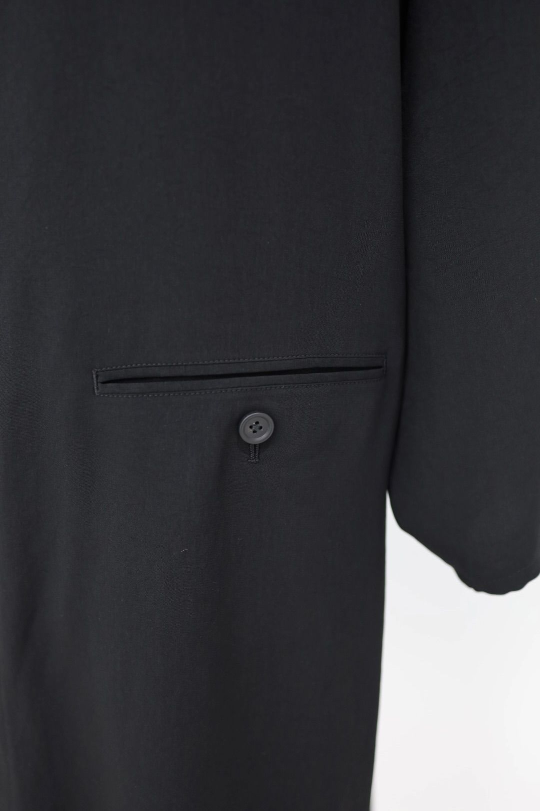Yohji Yamamoto 釦あきスタンド長袖ジャケット (HK-J57-500)BLACK☆3月18日発売！