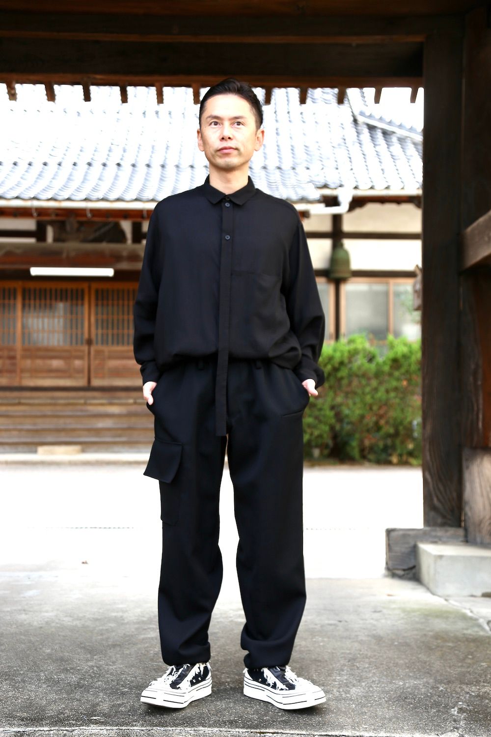 Yohji Yamamoto S-WリブラップPパンツ Mix Style.2020.10.21.