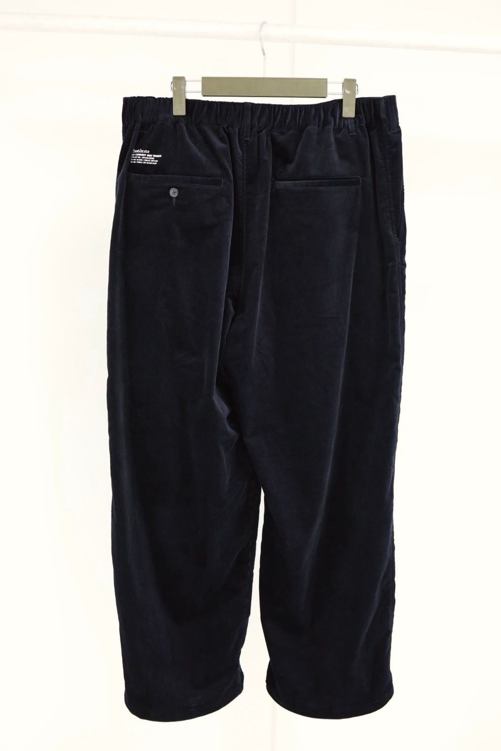 フレッシュサービス 26AW AIR CORDUROY WIDE TROUSERS(FSC263-40087)BLACK☆10月3日(土)発売！