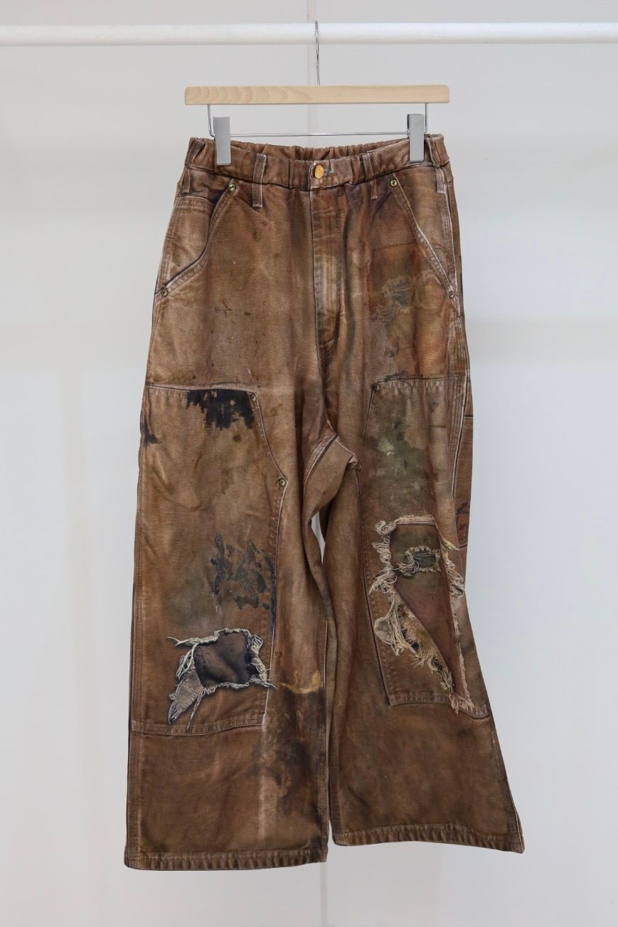 トーキングアバウト ジ アブストラクション 26SS パンツ PRINT DUCK WIDE PT(26SS-PT-002CH)BROWN新作発売！