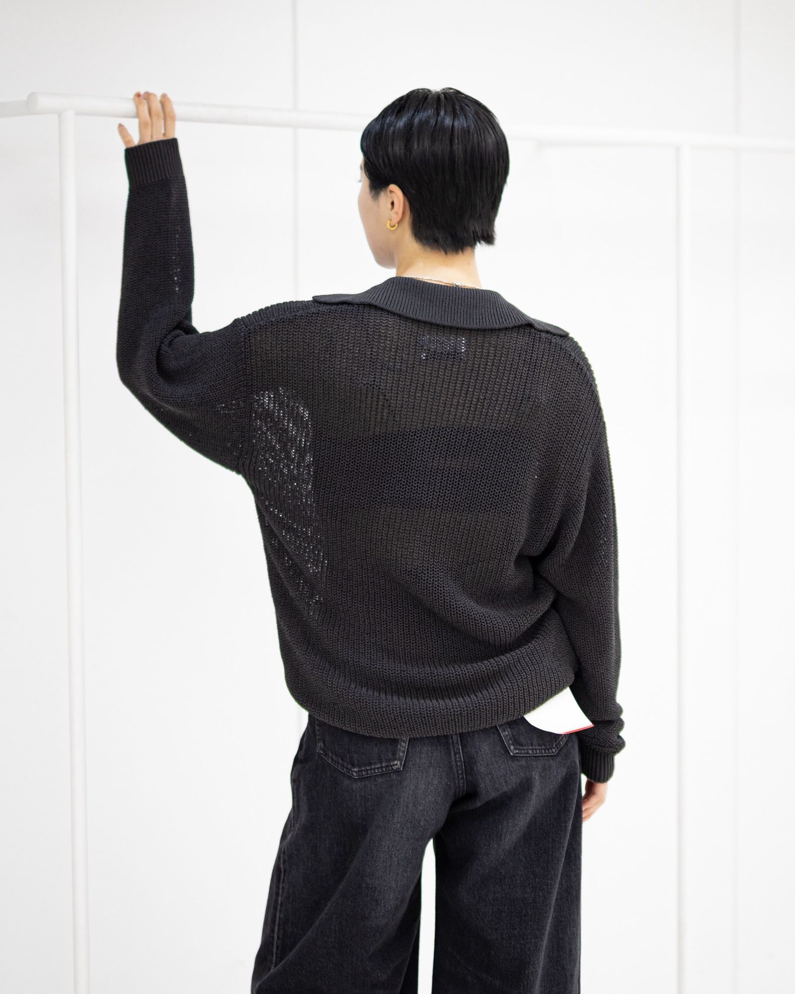 Graphpaper Coiled Wool Nylon Skipper Knit STYLE 2026.03.26