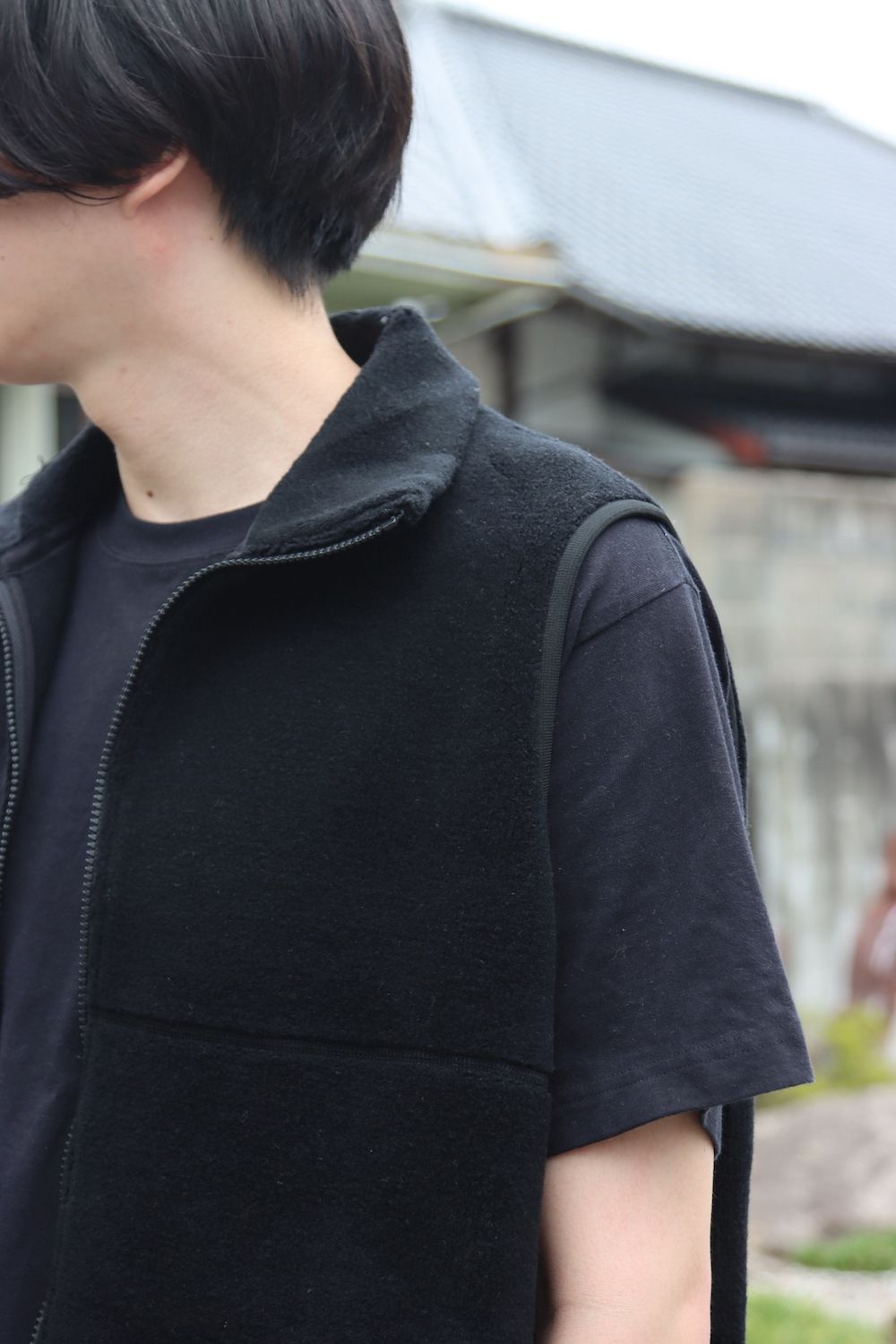 FreshService Wool Boa Zip-Up Vest(GU213-70205B) style.2021.9.13.