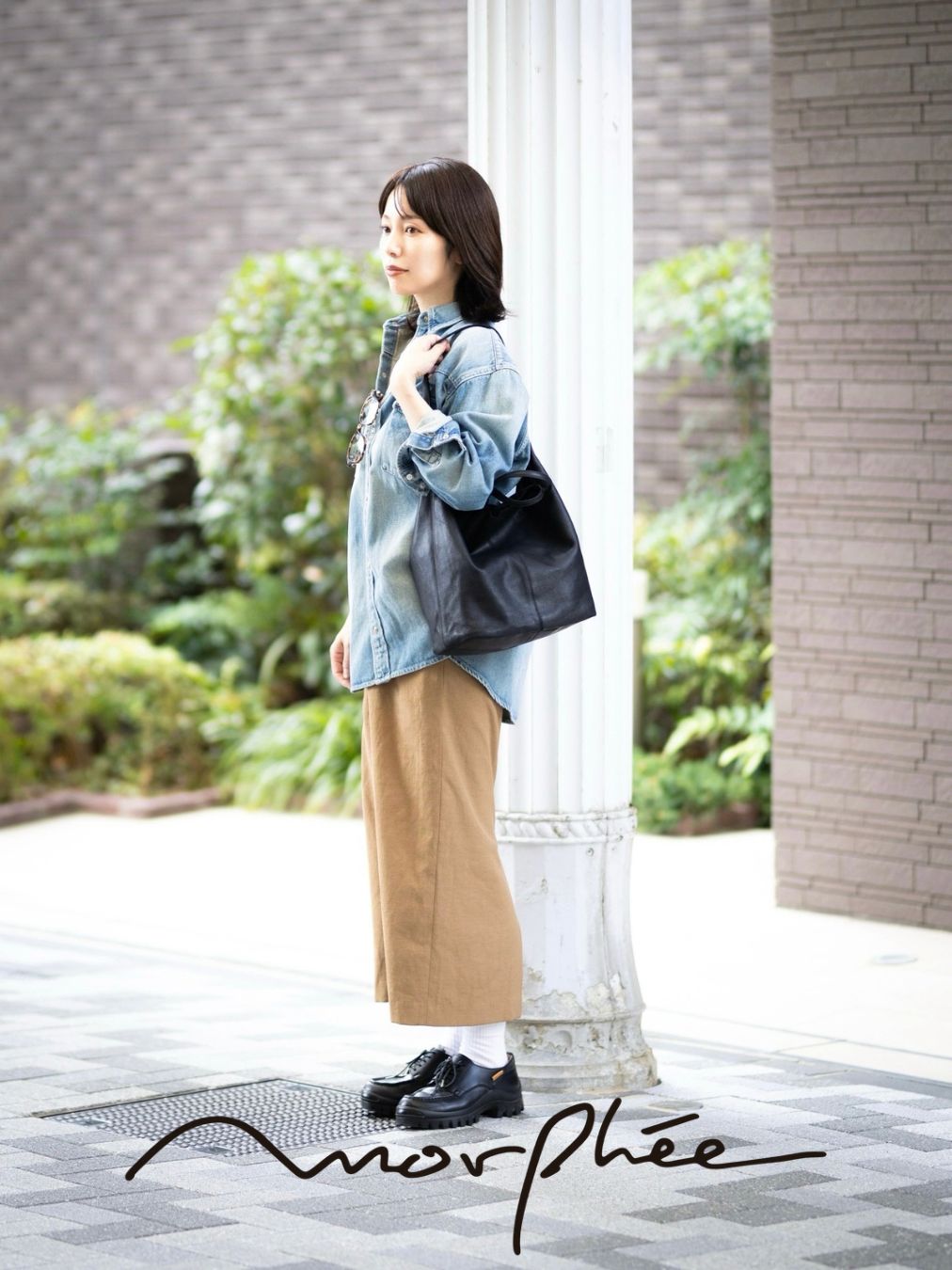 Morphee / モルフェ ショルダーバッグ 2WAY ONE SHOULDER(Mサイズ)(MOM-BLK)BLACK☆新作発売！