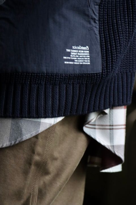 フレッシュサービス22AW HIGH NECK COMBAT KNITスタイル2022.10.9.