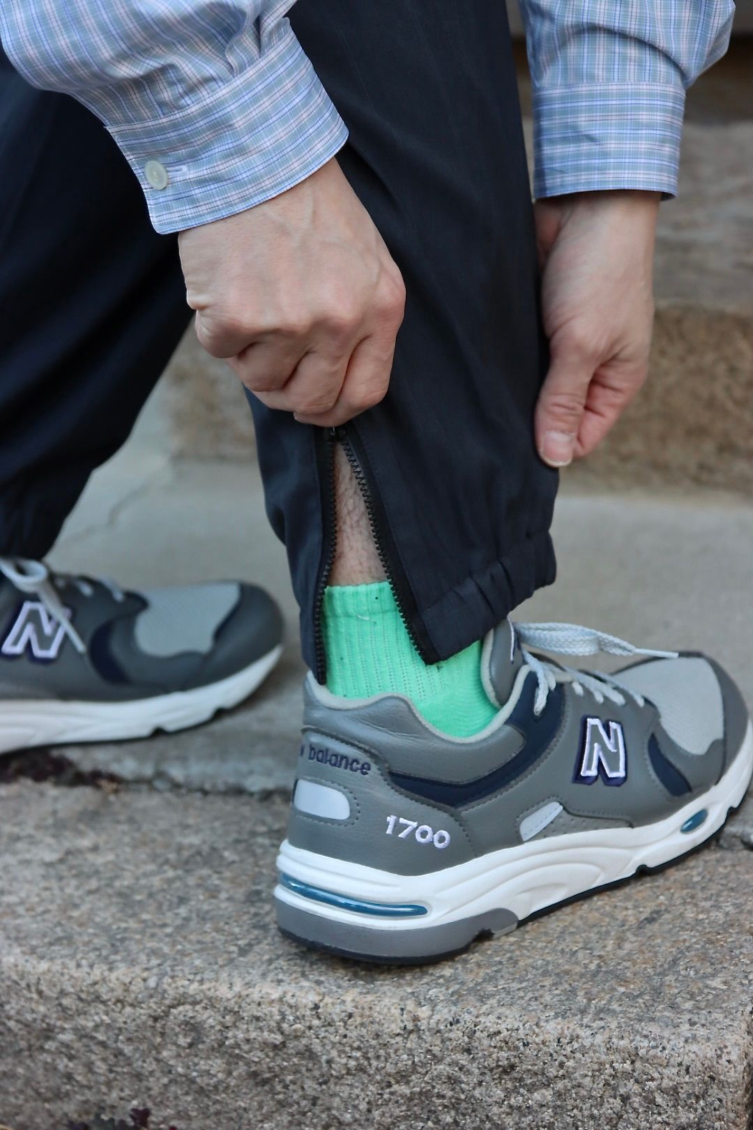 is-ness×NEAT LORO PIANA"CHARCOAL"style.2022.3.5.