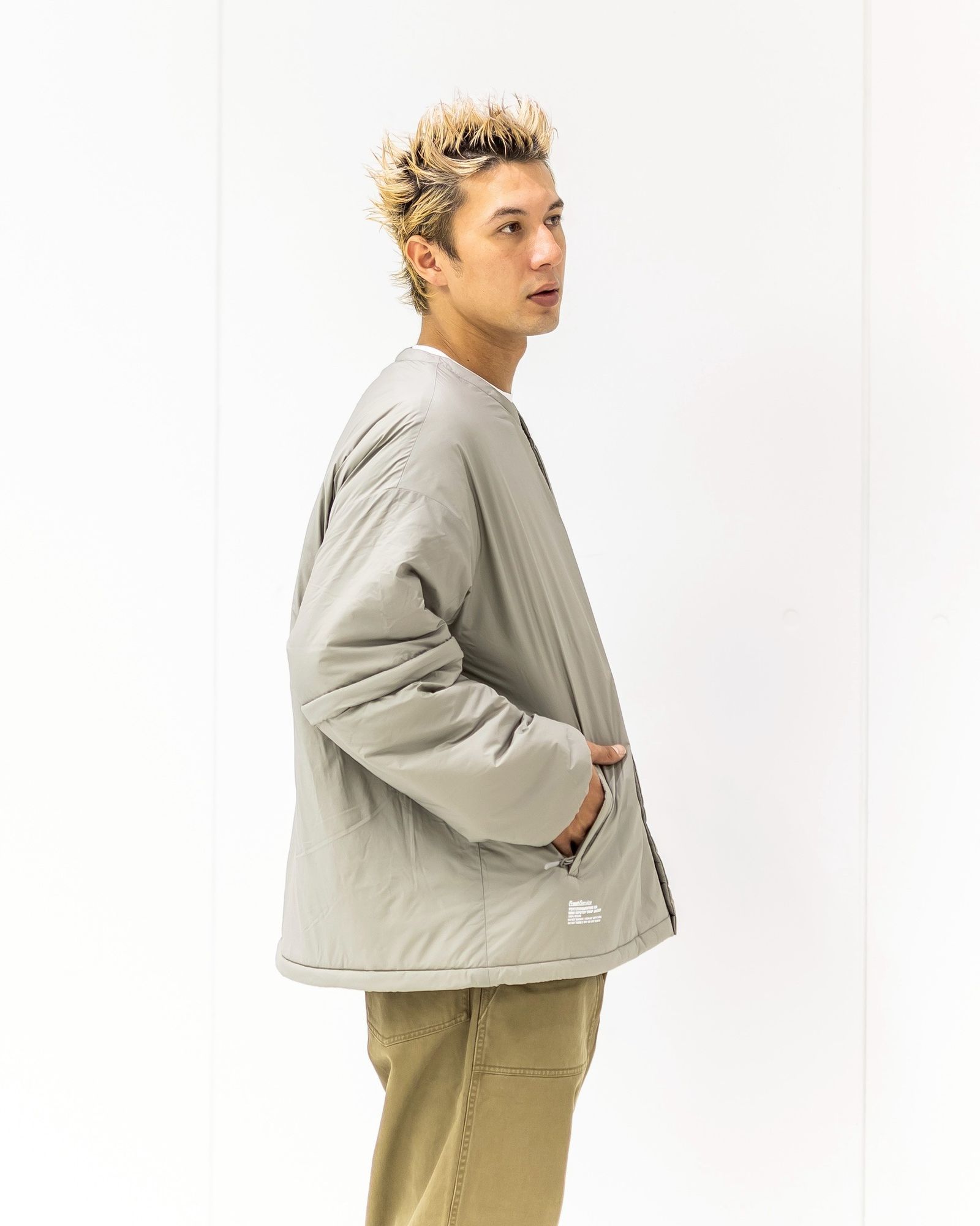 フレッシュサービス PERTEX® QUANTUM AIR MINI RIPSTOP SNAP JACKET(FSC253-30196)BEIGE★10月18日(土)発売！