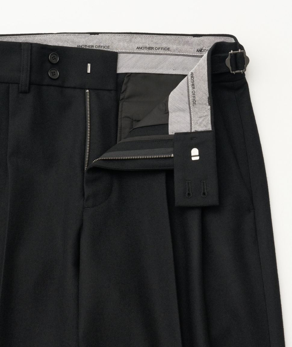 ANOTHER OFFICEアナザーオフィス Santiago Mild Slacks(AOEFPT008)Black☆10月10日(金)新作発売！