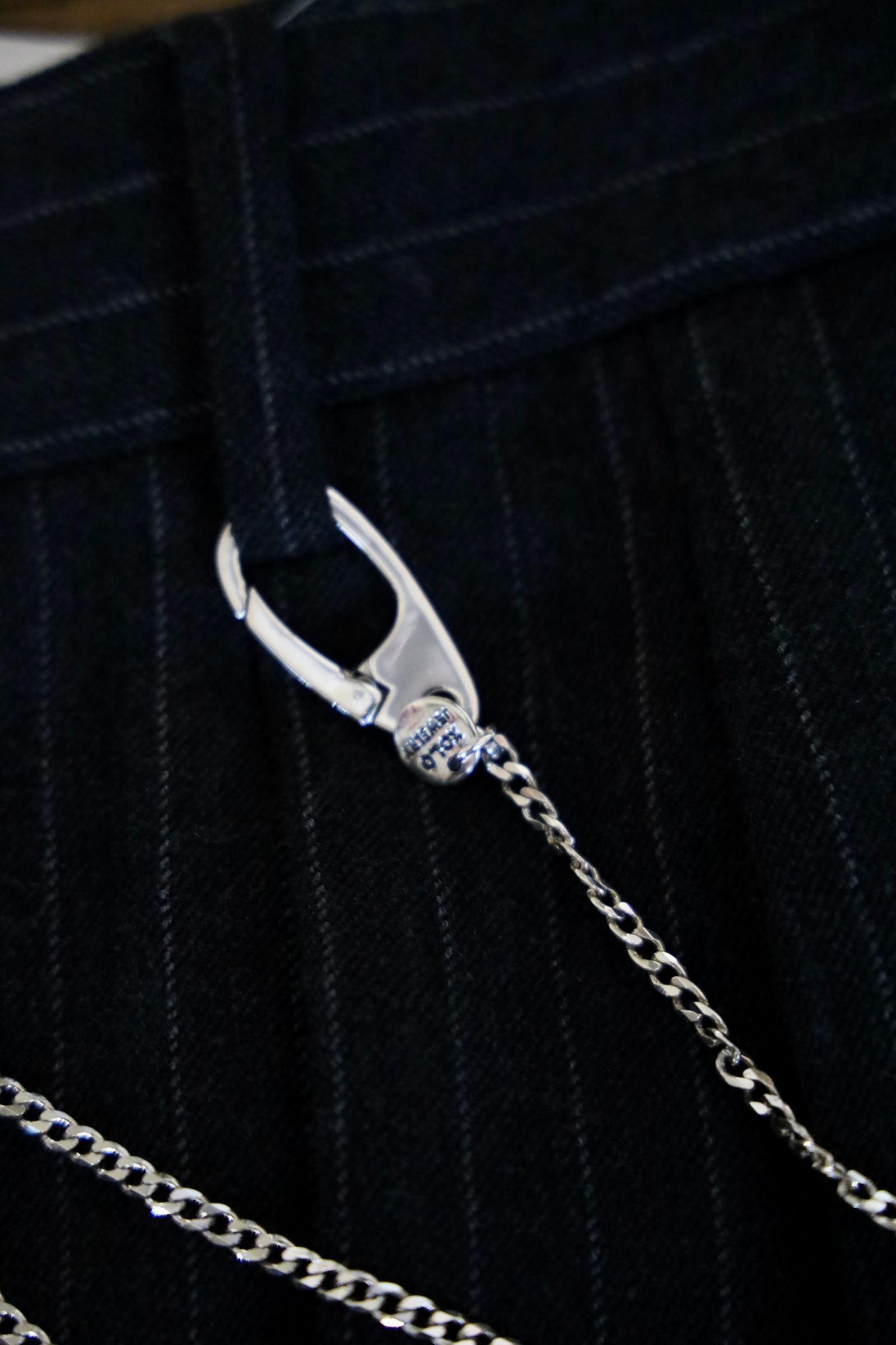 XOLO JEWELRY ショロジュエリー /Double Clasp with Flat Link(XOWC002)SILVER925