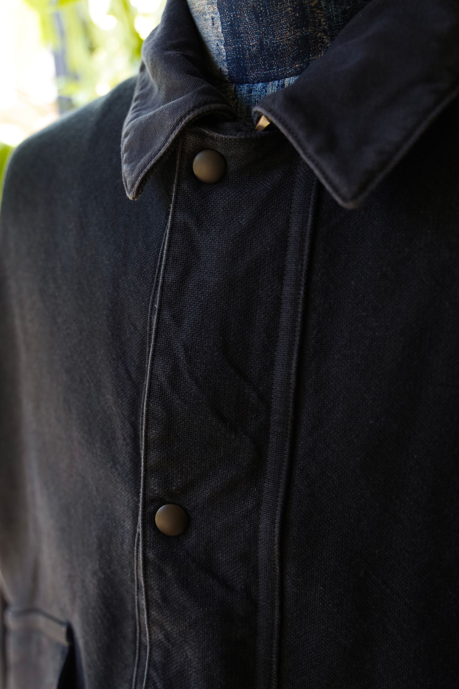 アプレッセ 2025 STYLE2 Vintage Silk Hemp Hunting Jacket(25AAP-01-25)BLACK☆再入荷！