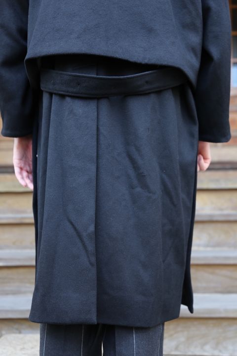 YOKE 新作 3WAY BAL COLLAR SHARE COAT(YK20AW0135C)"BLACK"style.2020.10.10.