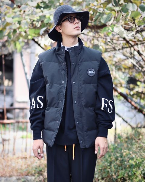 CANADA GOOSE カナダグース23AW GARSON VEST BLACK LABELスタイル