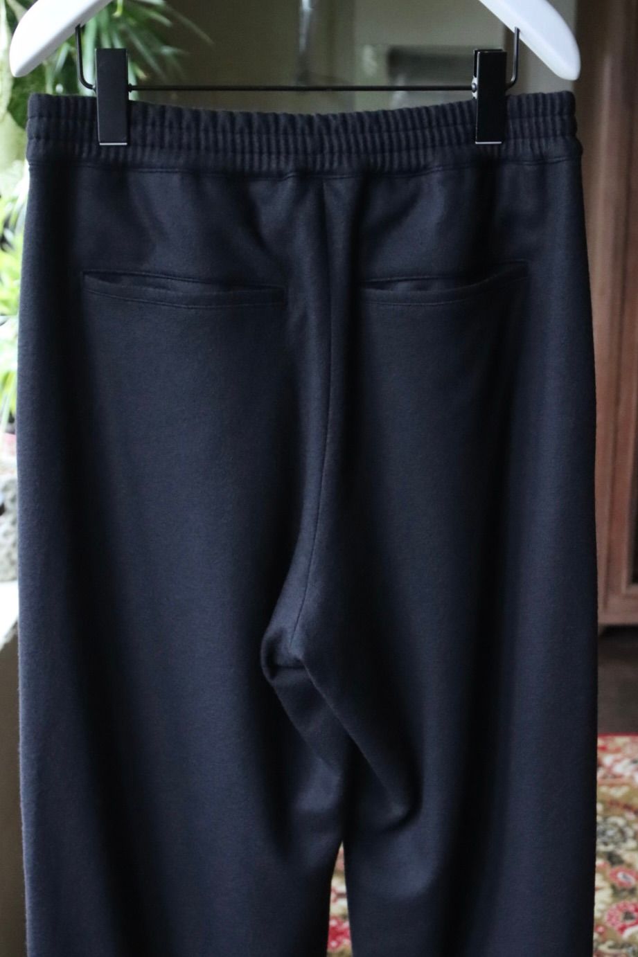 グラフペーパー 25AW Wool Smooth Flannel Easy Wide Pants(GU253-40223B)BLACK☆10月4日(土)新作発売！