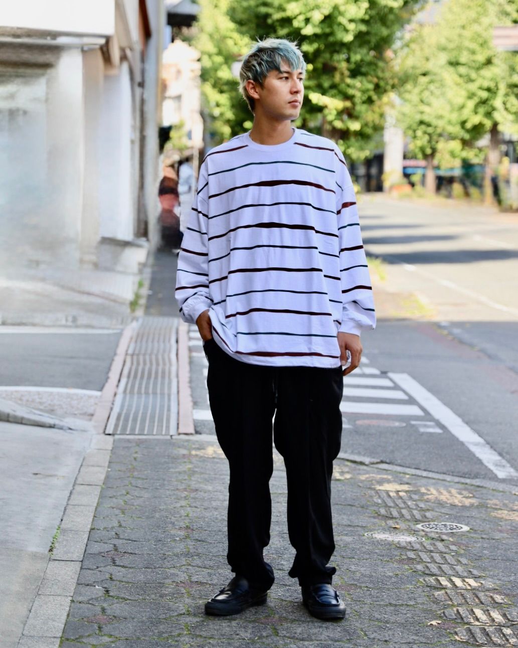 S.F.C SUPER BIG STRIPE LS TEE (W/DRAWSTRINGS) 10月17日(土)新作発売！