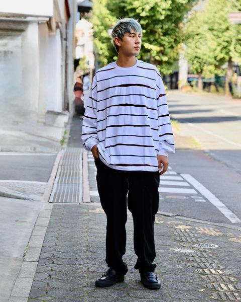 S.F.C SUPER BIG STRIPE LS TEE (W/DRAWSTRINGS) 10月17日(土)新作発売！