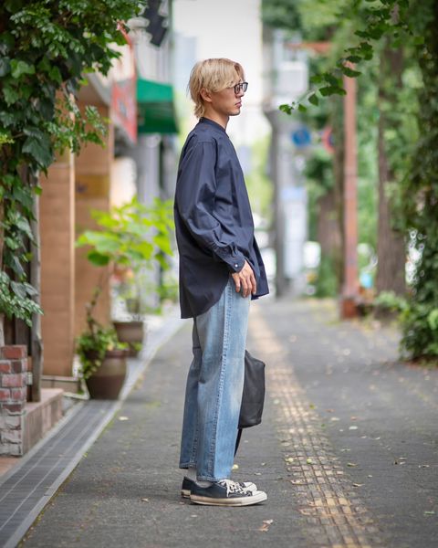 A.PRESSE STYLE2 1st delivery Pullover Shirt&No.2 Washed Denim Pants style 2024.6.21