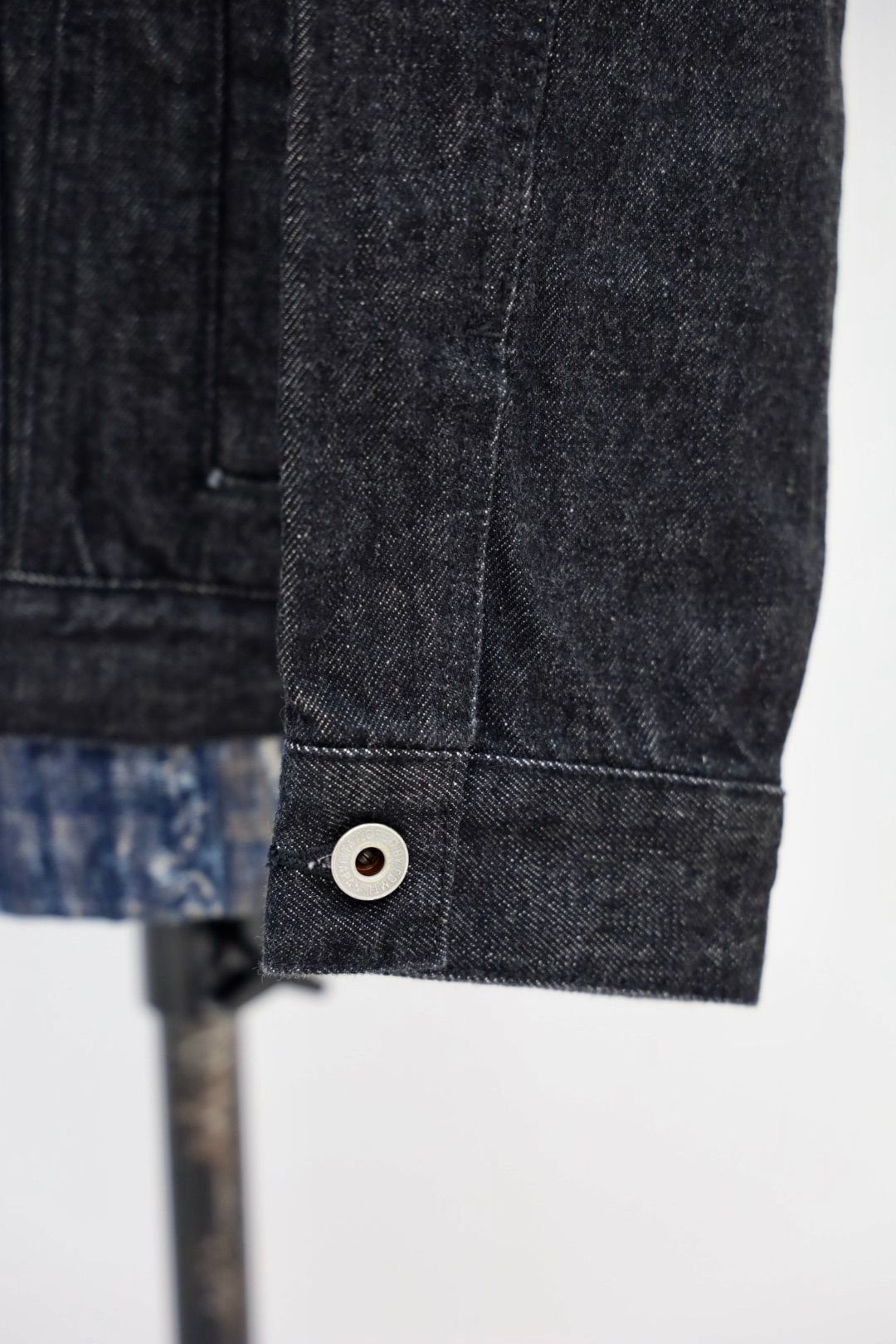 ファンダメンタル デニムジャケット THIRD THIRD JACKET RINSE(FA25JK33R-BK)BLACK