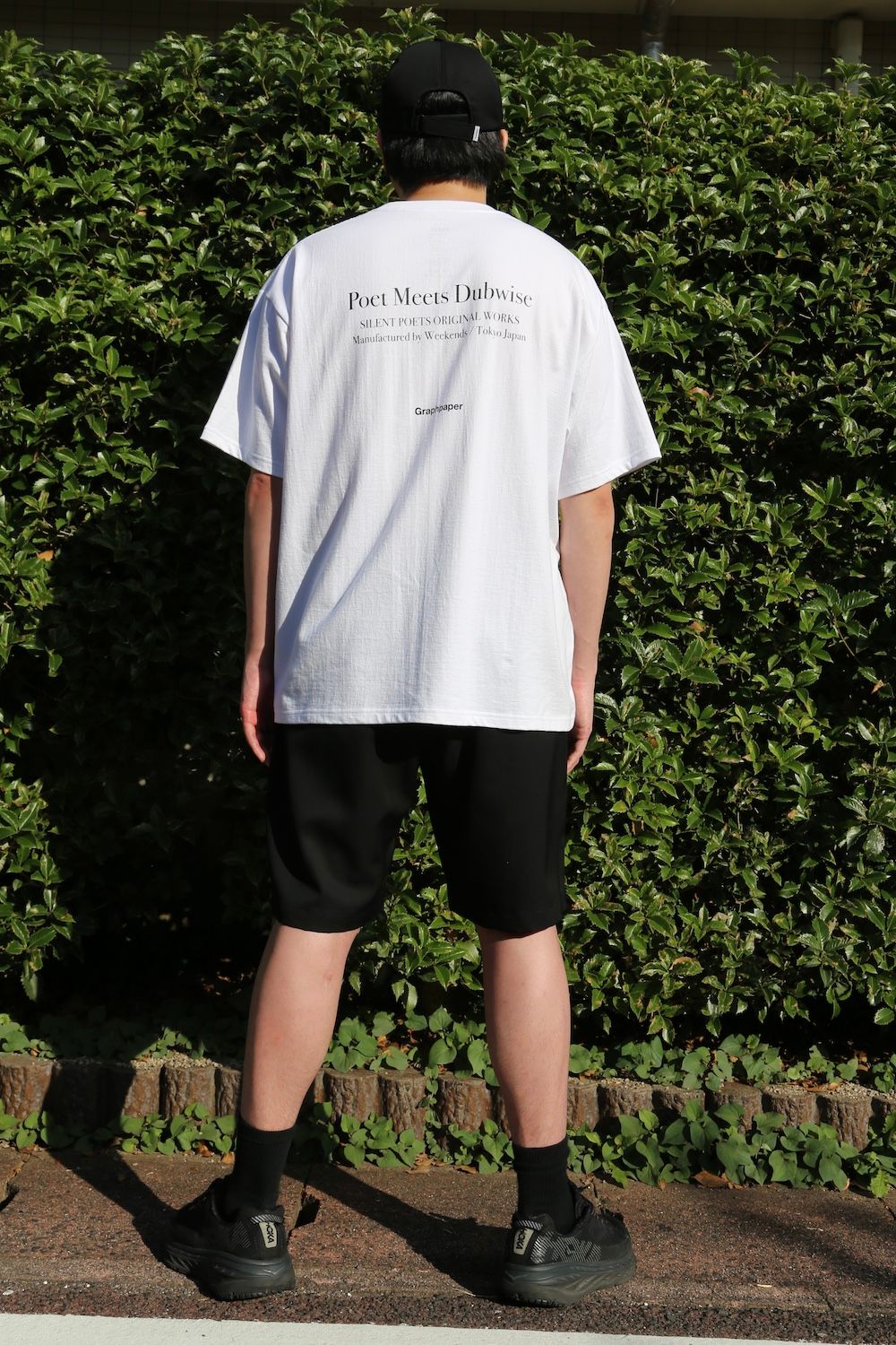 Graphpaper POET MEETS DUBWISE for Graphpaper Oversized Tee “WORDS AND SILENCE” style.2021.6.20