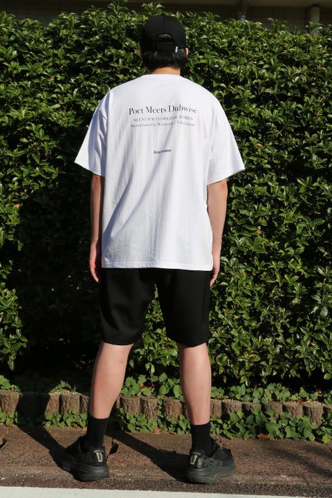 Graphpaper POET MEETS DUBWISE for Graphpaper Oversized Tee “WORDS AND SILENCE” style.2021.6.20