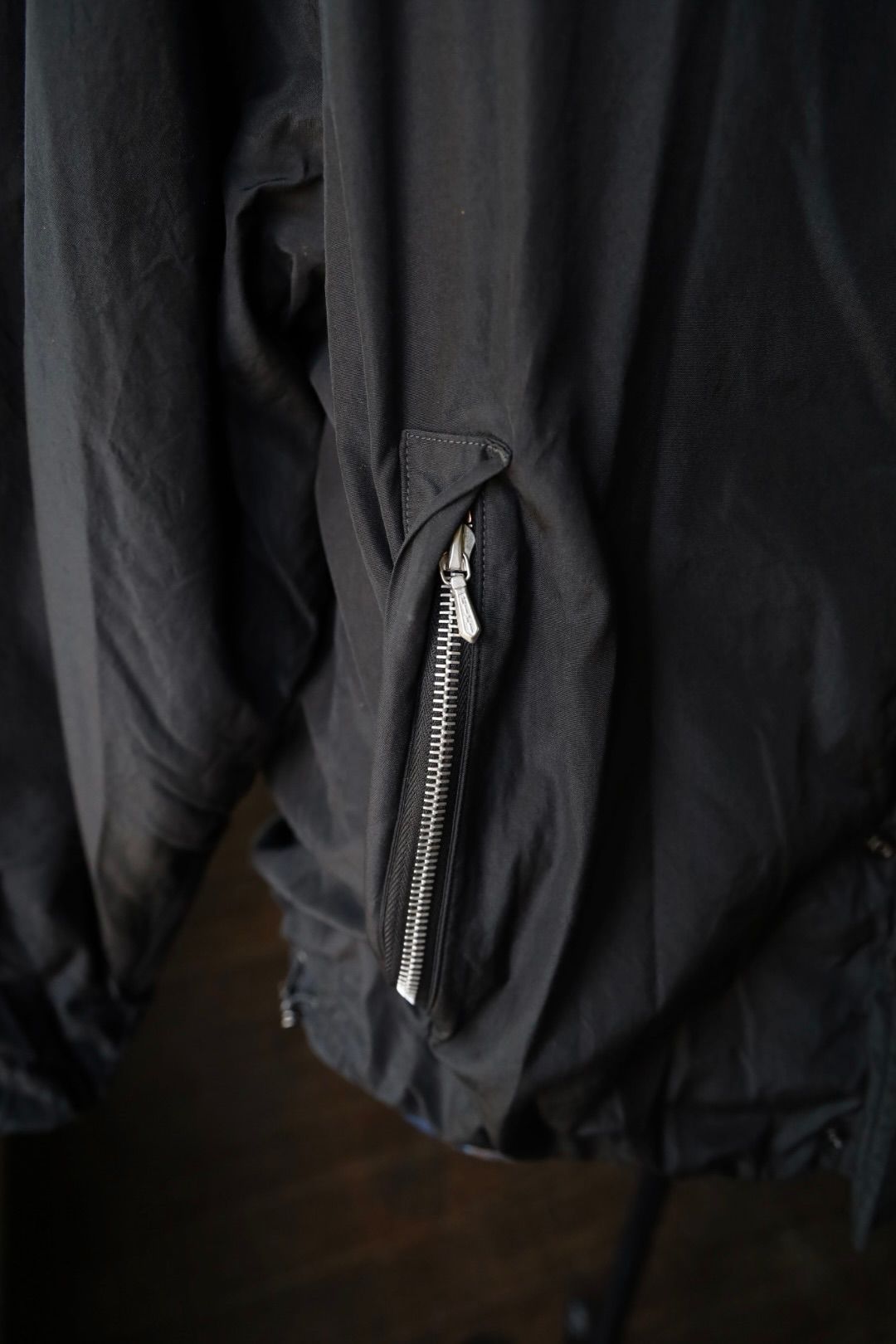 アプレッセ 2025 STYLE2  Silk Taffeta US Navy Shipboard Jacket(25AAP-01-30)BLACK