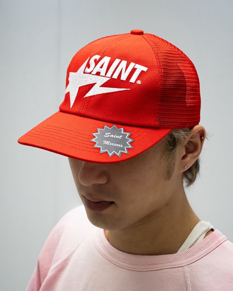 セントマイケル 26SS BAPE_MESH CAP(SM-MK8-0000-C60)RED☆2月7日(土)10:00発売！