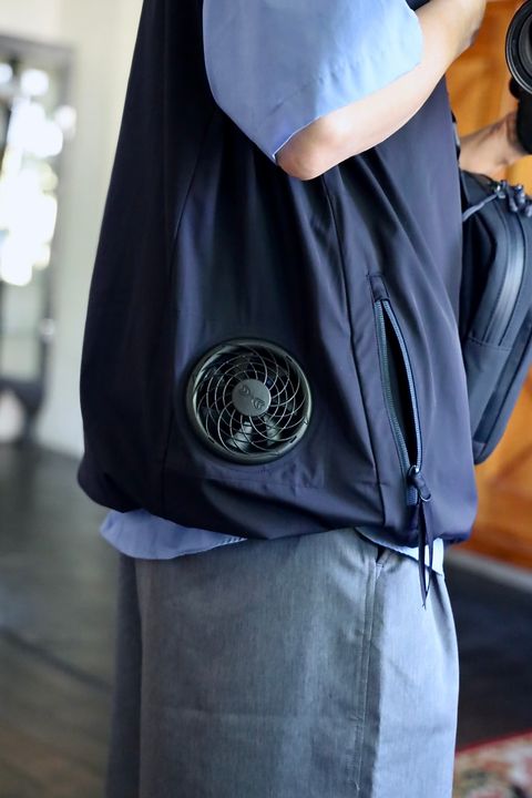 FreshService フレッシュサービス 26SS 空調服®︎ × FreshService "AIR COOLING VEST_Ver.2.0"スタイル