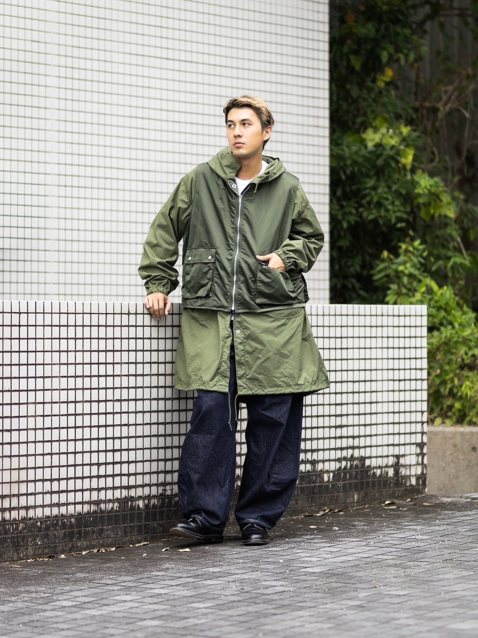 COMME des GARCONS HOMME 綿ナイロンウェザー×ナイロンツイル 製品洗コート 8月7日(土)新作発売！