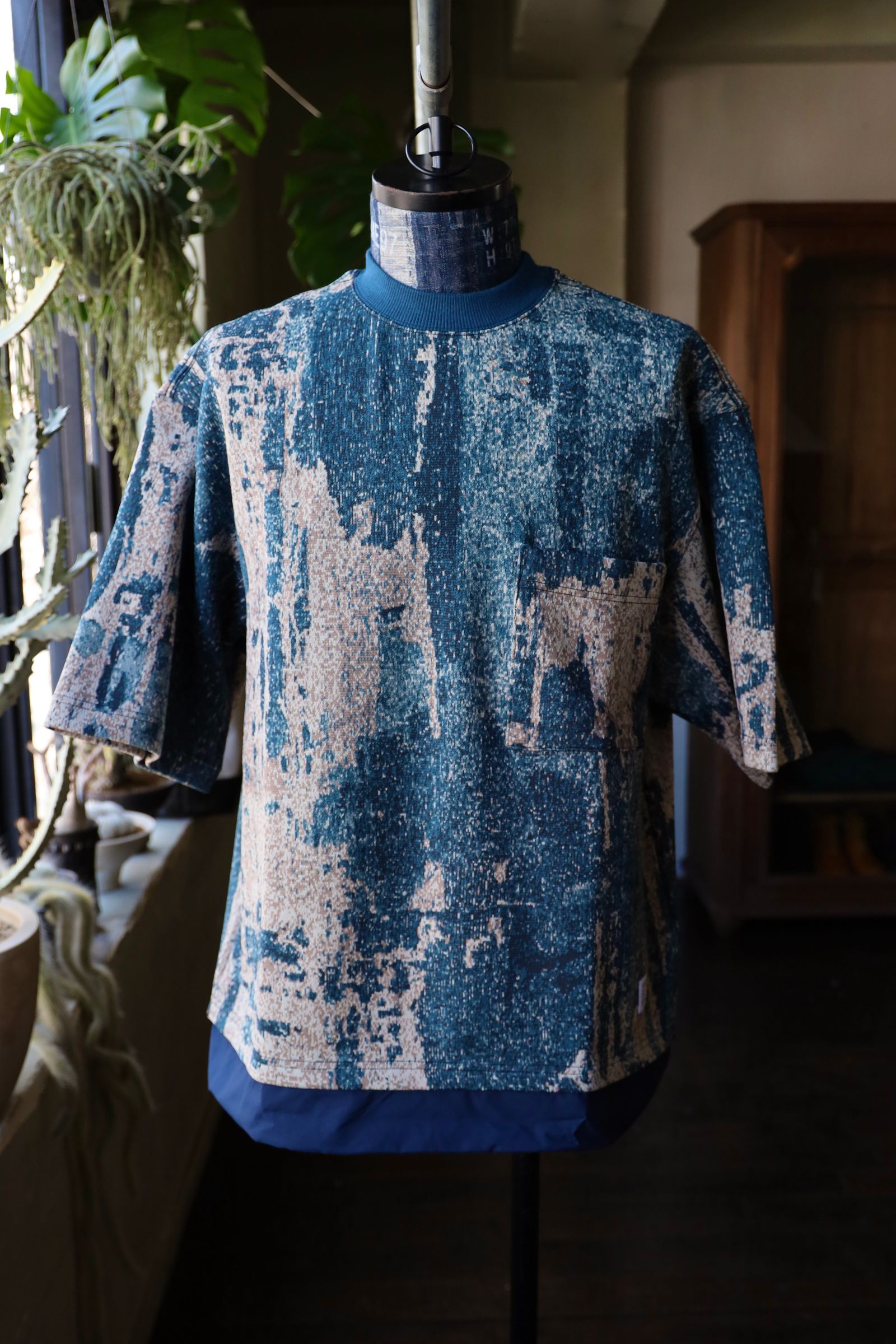 ファンダメンタル デニムシャツ <MEANSWHILE> BORO S/S SHIRT (FA25/SPMW11)BORO