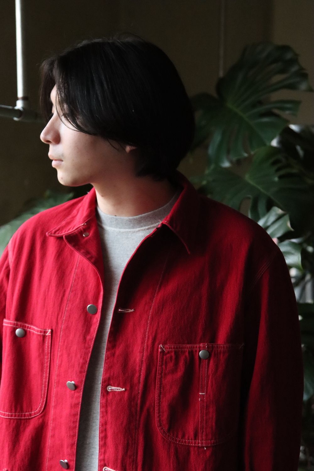 A.PRESSE - アプレッセ 22SS Coverall Jacket(22SAP-01-05M)RED