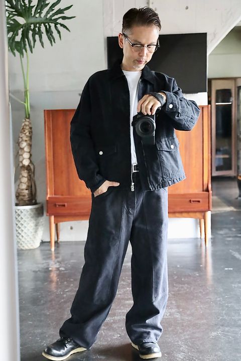COMME des GARCONS HOMME 綿オックスジャケットスタイル.2025.9.5.