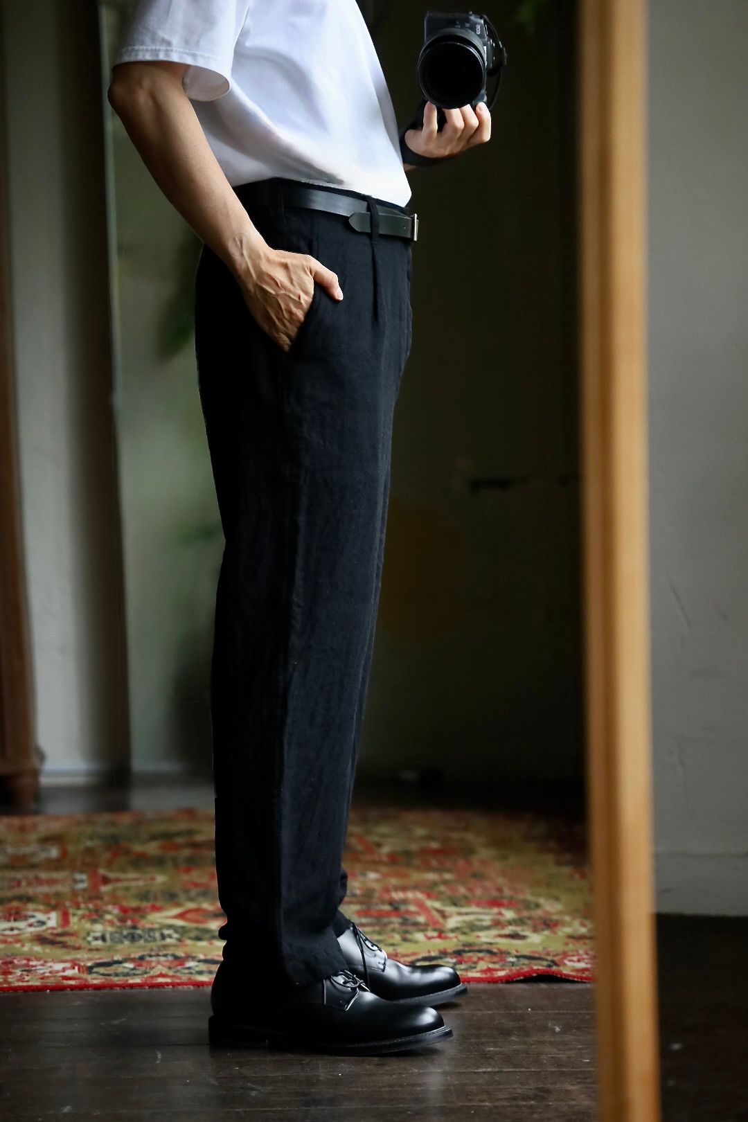 COMME des GARCONS HOMME 26FW ウールサージ製品縮絨3Bジャケットスタイル